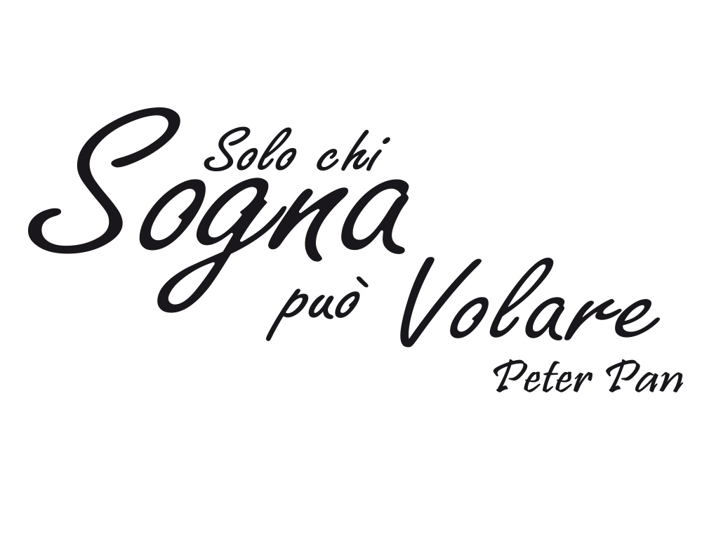 Tatuaggio Solo Chi Sogna Può Volare