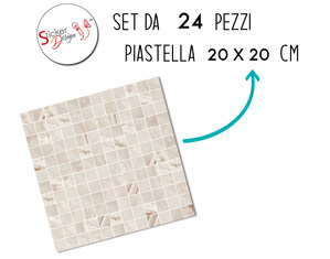 cover tiles per piastrelle mosaico colore beige chiaro stickers per cucina e mattonelle bagno