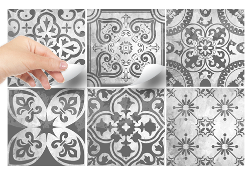 Sticker Design vi presenta Adesivi per piastrelle Bagno e cucina decori  antichi chic