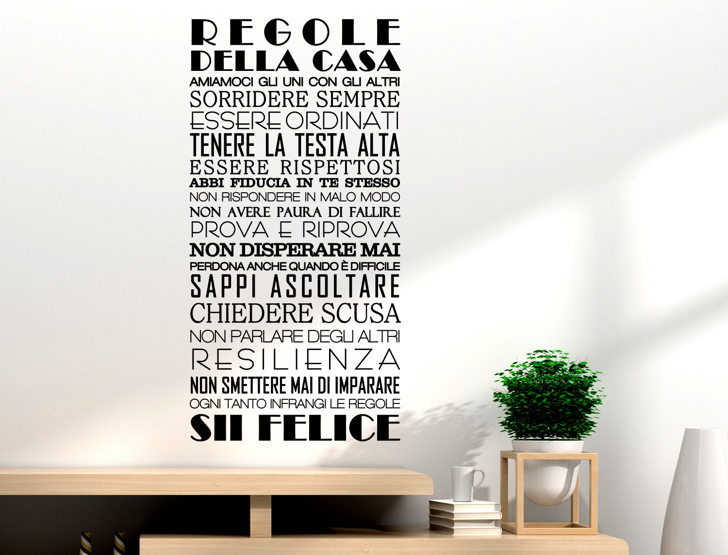 SUPERDANT Adesivi Murali Ape E Girasole – Set Rimovibile Con Testo Ispiratore, 118x39 Cm, Per Camerette, Soggiorno, Cucina