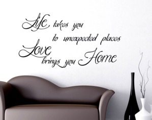 Wall stickers Life takes you to unexpected places 