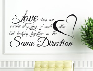 Wall stickers Love Some Direction