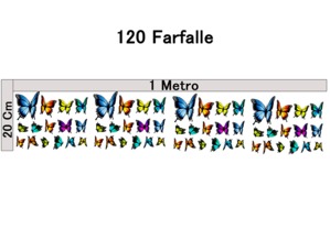 Adesivi Murali Farfalle Multicolore