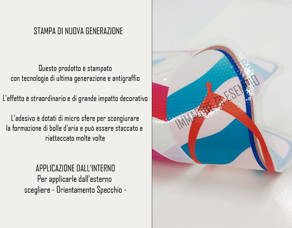 Vetrine Negozi Estate Adesivi Stickers Misure 100x30 cm kina CRSD0018 Adesivi Murali Vetrofania Estivi 