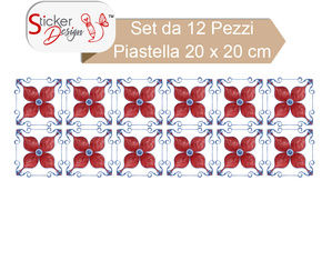 Piastrelle adesive per cucina decorazioni adesive multicolore piastrella stile rustico 