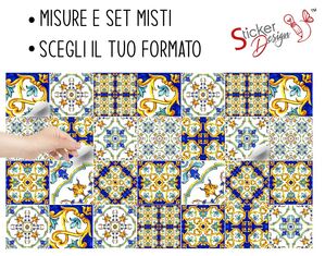 Cover per piastrella adesivo ornamento su piastrelle italiane maiolica